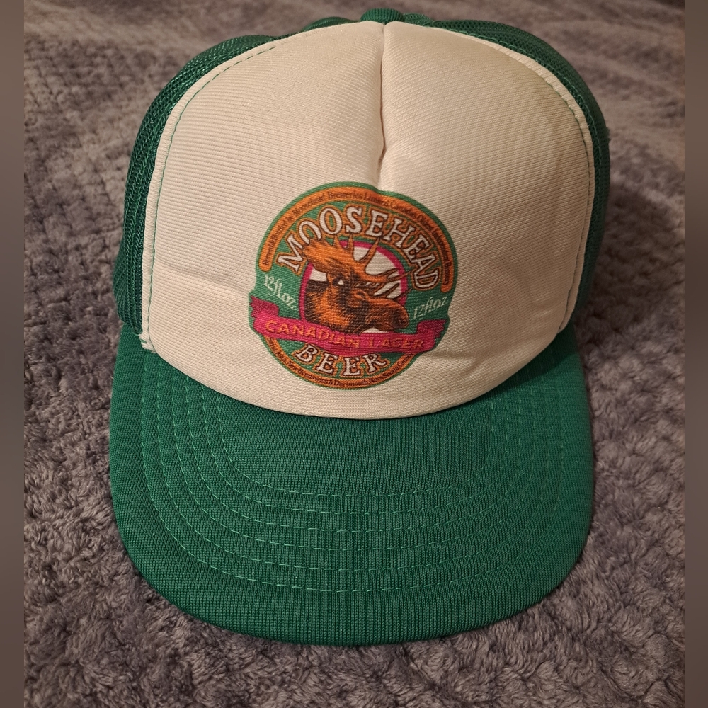 Vintage Moosehead Beer Snapback Hat